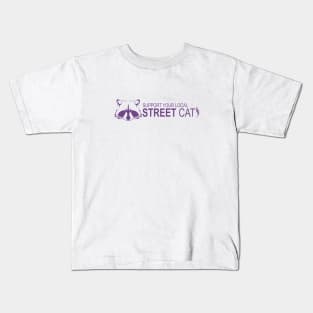 street cats_raccoon2 Kids T-Shirt